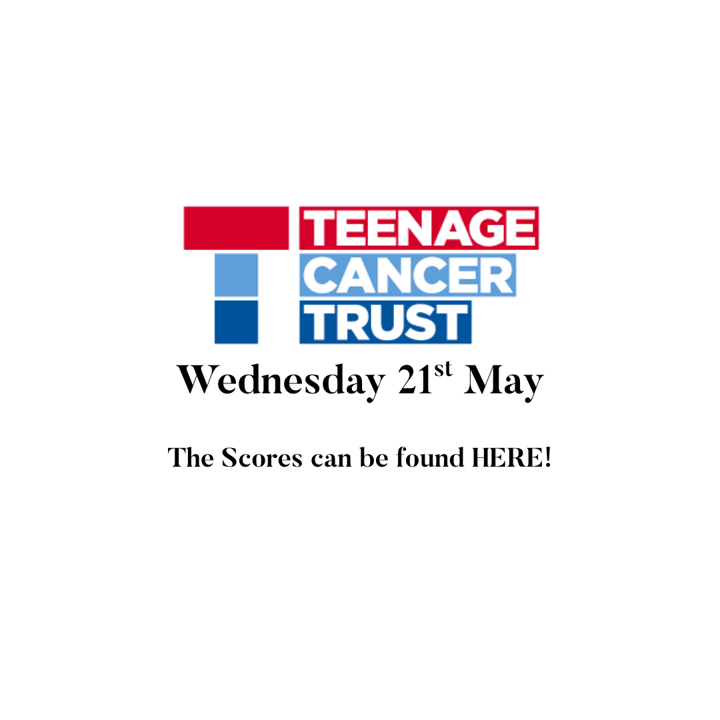 Teenage Cancer Trust - Scores